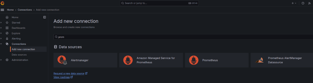grafana connection